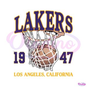 vintage-los-angeles-lakers-1947-basketball-svg-digital-download