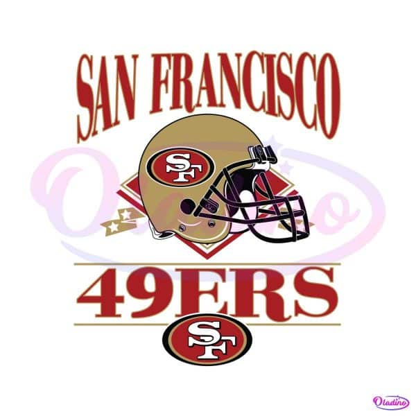 San Francisco 49ers 1946 Helmet Logo Svg Digital Download