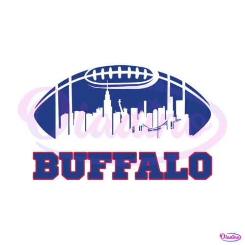 buffalo-bills-1960-football-skyline-svg-digital-download