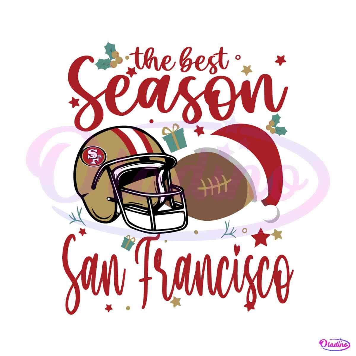 The Best Season San Francisco Christmas SVG Digital