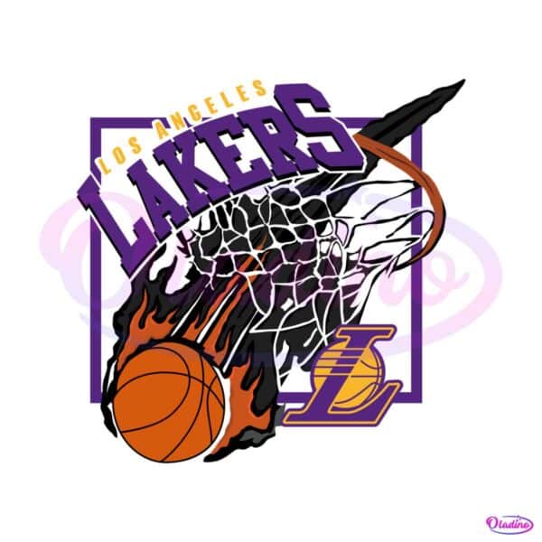 los-angeles-lakers-basketball-svg