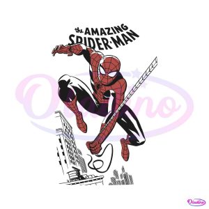 Retro 90s Marvel Spider Man Marvel Avengers SVG File