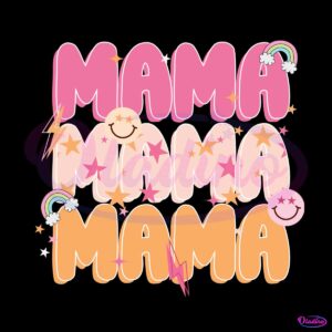 Retro Mama Happy Mother’s Day SVG Graphic Designs Files