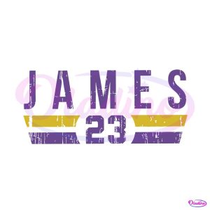 LeBron James 23 Los Angeles Lakers NBA 2023 SVG Cutting Files