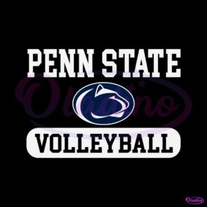Penn State Nittany Lions Volleyball Logo SVG File For Cricut