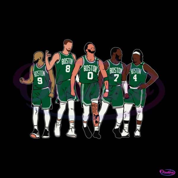 boston-celtic-basketball-players-svg