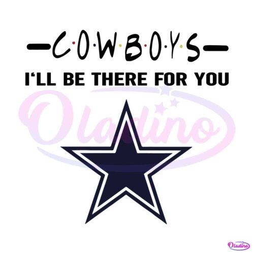 dallas-cowboys-nfl-i-will-be-there-for-you-logo-svg