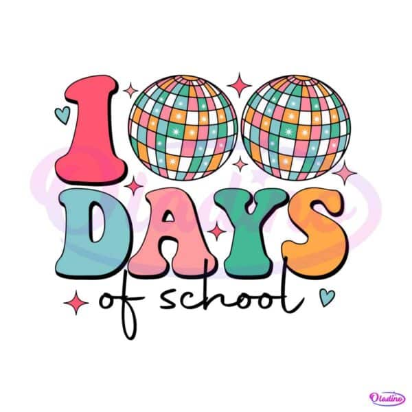 disco-ball-100-days-of-school-svg
