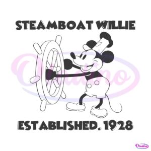 steamboat-willie-established-1928-svg