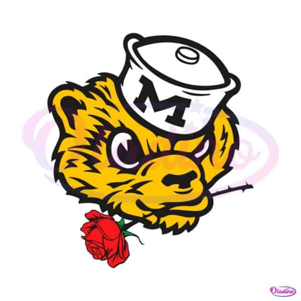 michigan-wolverines-logo-rose-svg-digital-download