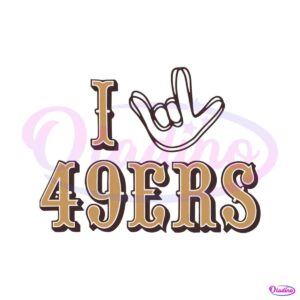 love-sign-san-francisco-49ers-svg