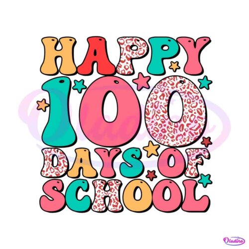 teacher-happy-100-days-of-school-svg