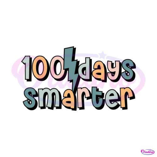 funny-100-days-of-smarter-svg