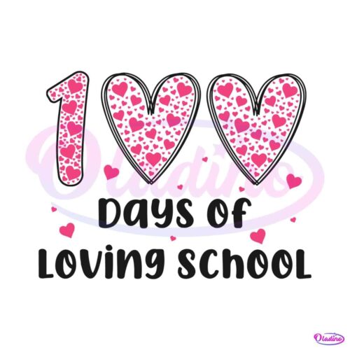 groovy-100-days-of-loving-school-svg