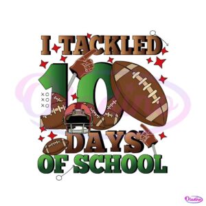 i-tackled-100-days-of-school-american-football-png