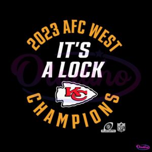 2023-afc-west-champions-its-a-lock-svg