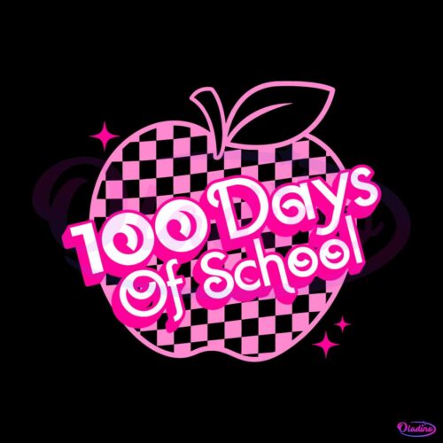 100-days-of-school-pink-apple-svg