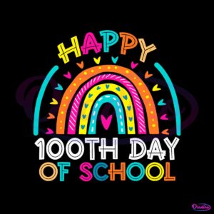 happy-100th-days-of-school-rainbow-svg