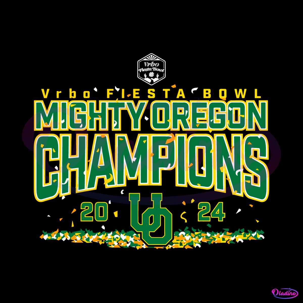 2024 Fiesta Bowl Mighty Oregon Champions SVG