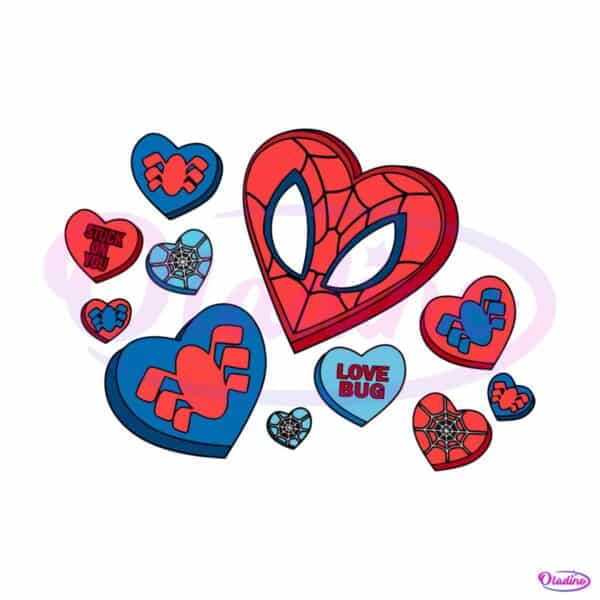valentine-heart-spiderman-svg