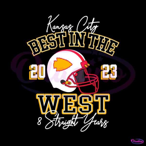 best-in-the-west-8-straight-years-kansas-city-chiefs-svg
