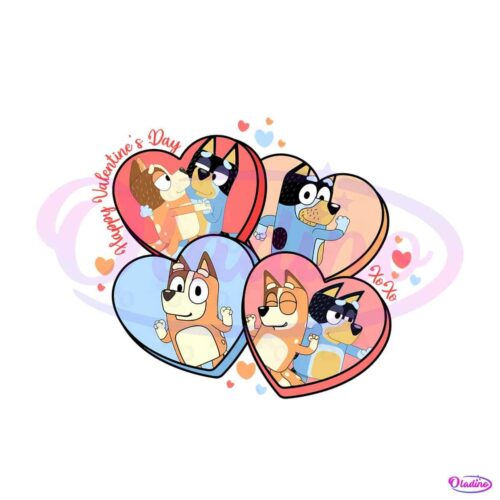 valentine-mom-and-dad-bluey-xoxo-png