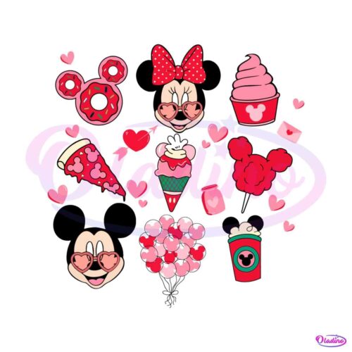 valentine-mickey-and-friends-snacks-png