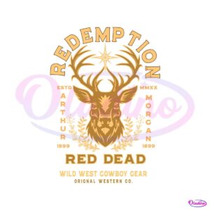 retro-red-dead-redemption-arthur-morgan-svg