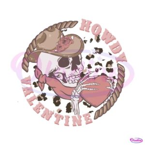 vintage-howdy-valentine-skull-skeleton-svg