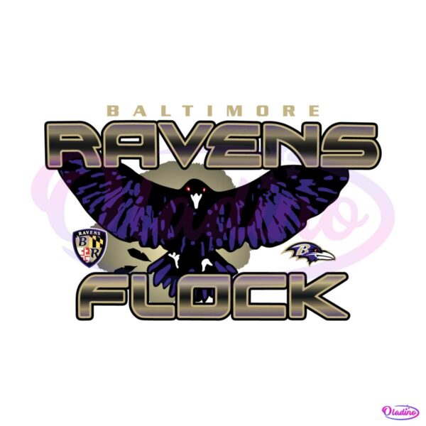 baltimore-ravens-flock-svg-digital-download