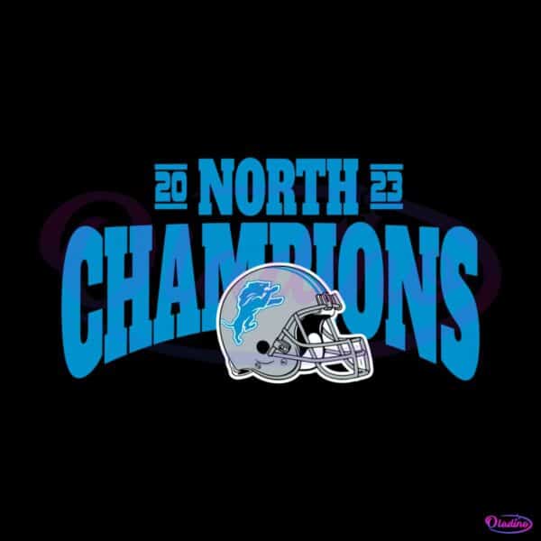 north-champions-2023-helmet-detroit-lions-svg
