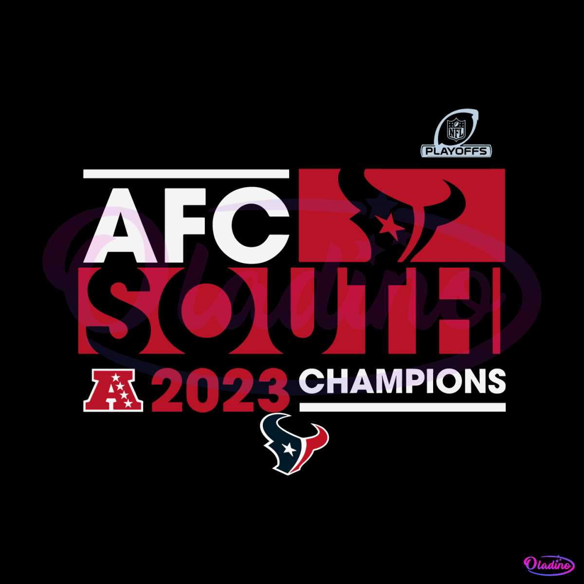 Houston Texans AFC South Champions SVG - Oladino