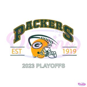 green-bay-packers-1919-football-2023-playoffs-svg