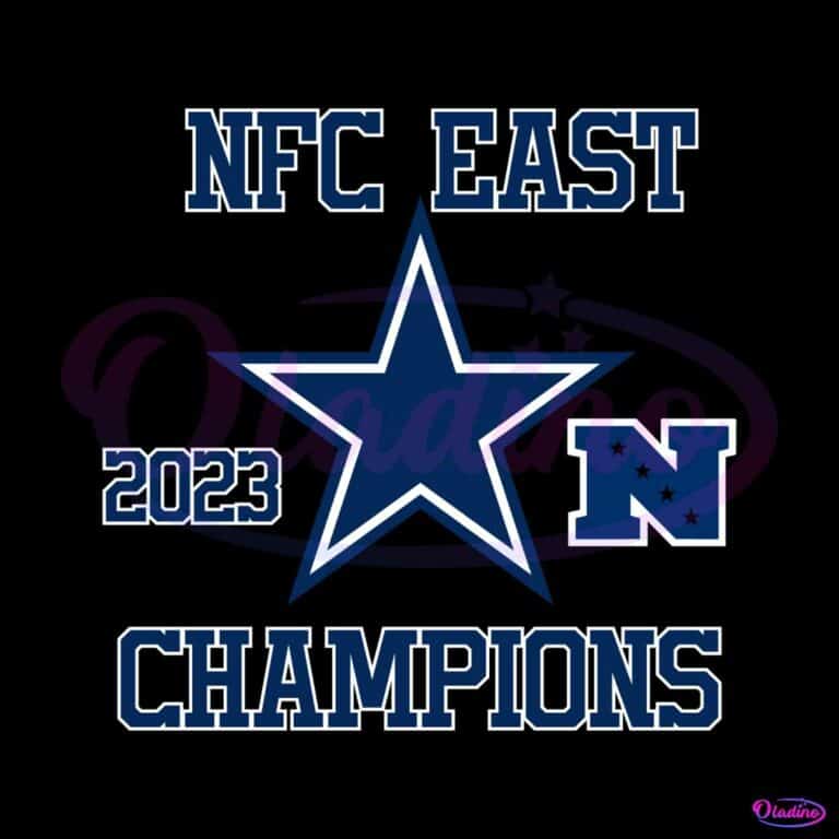 NFC East Champions 2023 Dallas Cowboys Svg