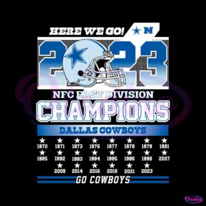 2023-nfc-east-division-champions-dallas-cowboys-svg