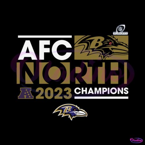 baltimore-ravens-2023-afc-north-division-champions-svg