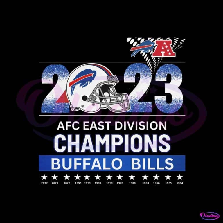 AFC East Champions 2023 Buffalo Bills PNG