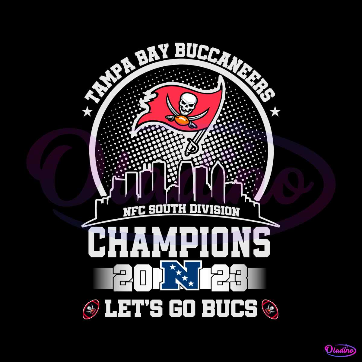 Buccaneers 2023 NFC South Champions Lets Go Bucs SVG