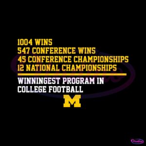 winningest-program-national-champions-michigan-football-svg