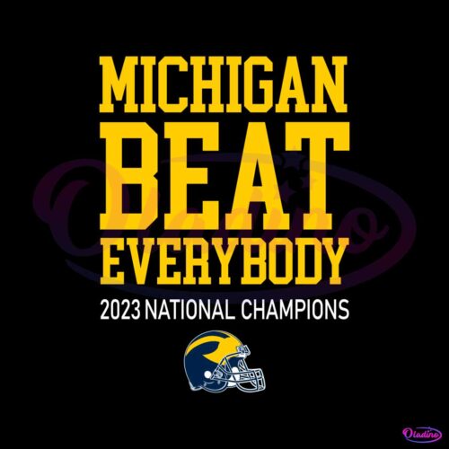 michigan-beat-everybody-2023-national-champions-svg