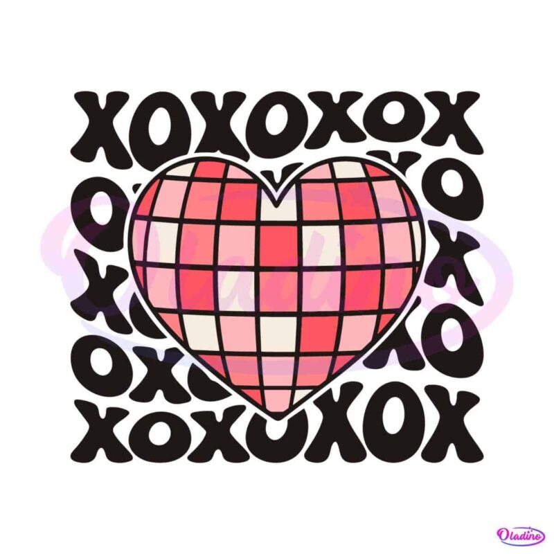 retro-valentine-xoxo-heart-svg