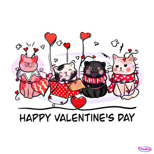 cute-cats-happy-valentines-day-png