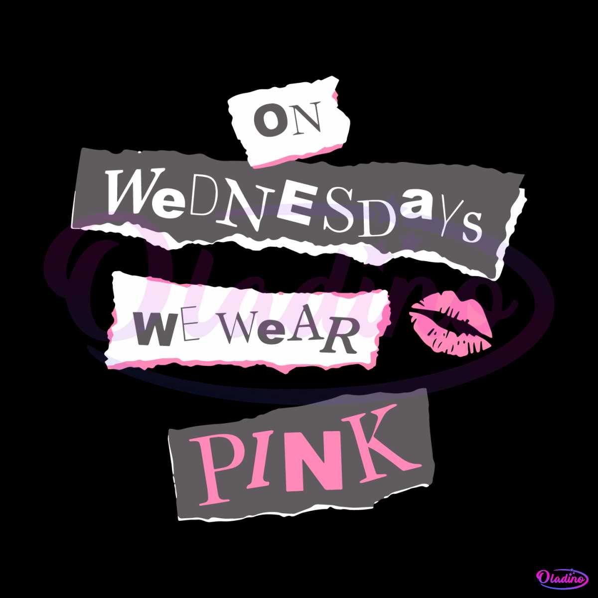 Mean Girls Wednesdays We Wear Pink SVG