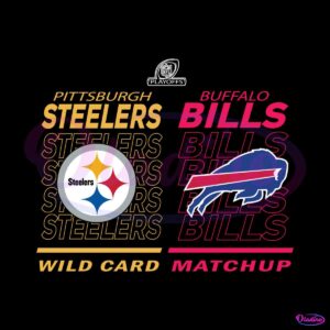 wild-card-matchup-buffalo-bills-vs-pittsburgh-steelers-svg