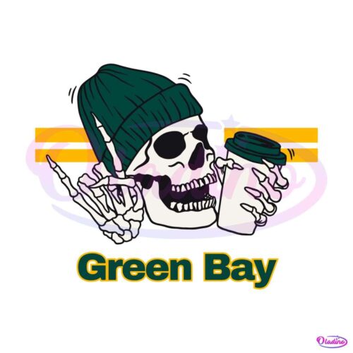 skeleton-green-bay-packers-football-svg