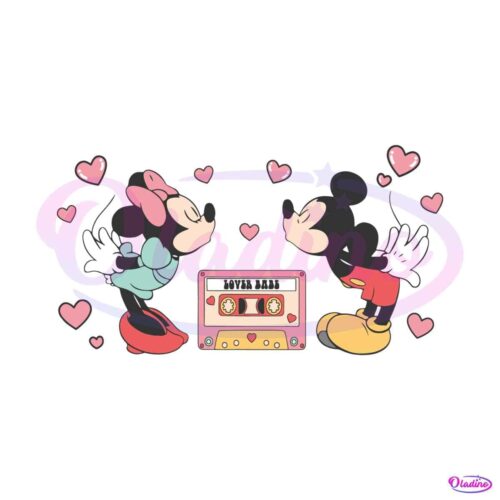 love-babe-cassette-minnie-mickey-svg