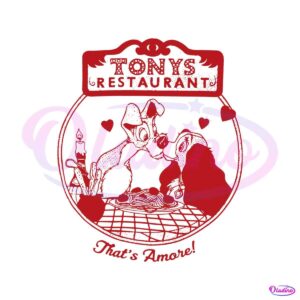 retro-lady-and-tramp-tonys-restaurant-svg