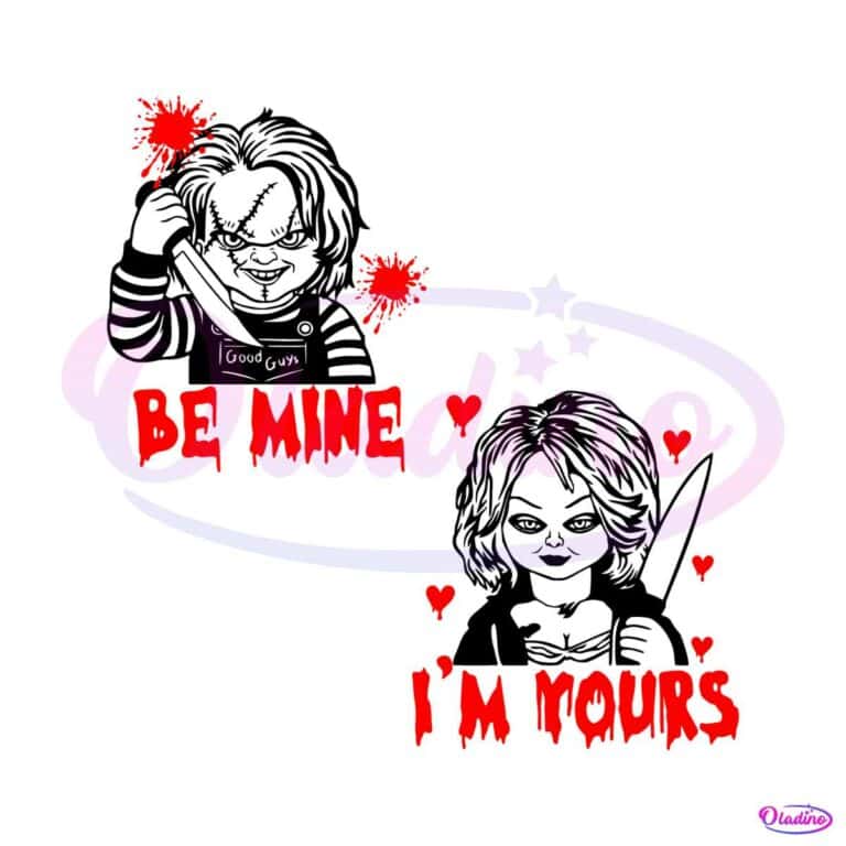 Be Mine Horror Valentines Day Chucky SVG