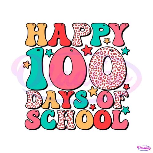 happy-100-days-of-school-teacher-svg