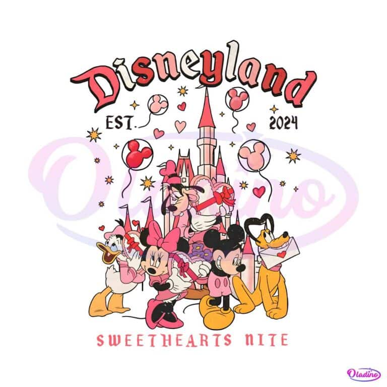 Disneyland Sweethearts Nite 2024 PNG Oladino